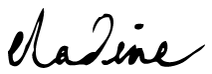 The illustrator's signature